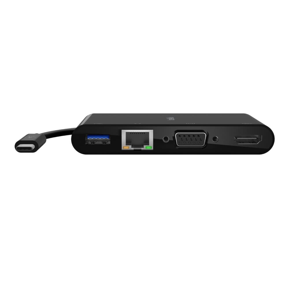 Belkin Multiport-Adapter | avc005btbk | USB-C - VGA