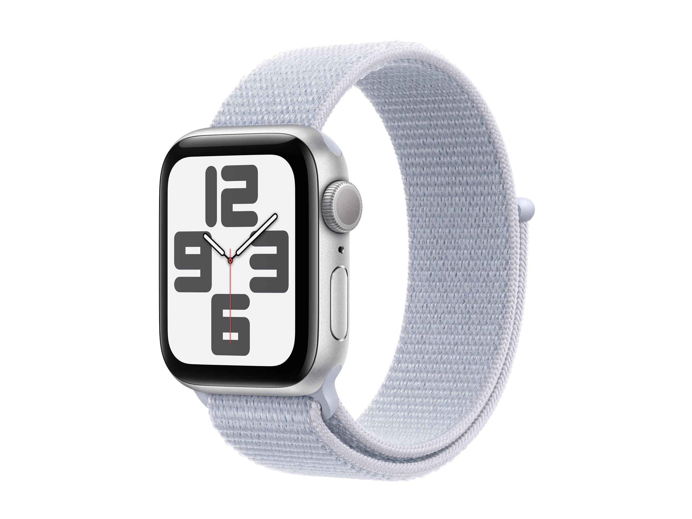 Apple Watch SE (2022) (GPS) 40mm silber mit Sport Loop Blaue Wolke | mxee3qf/a |