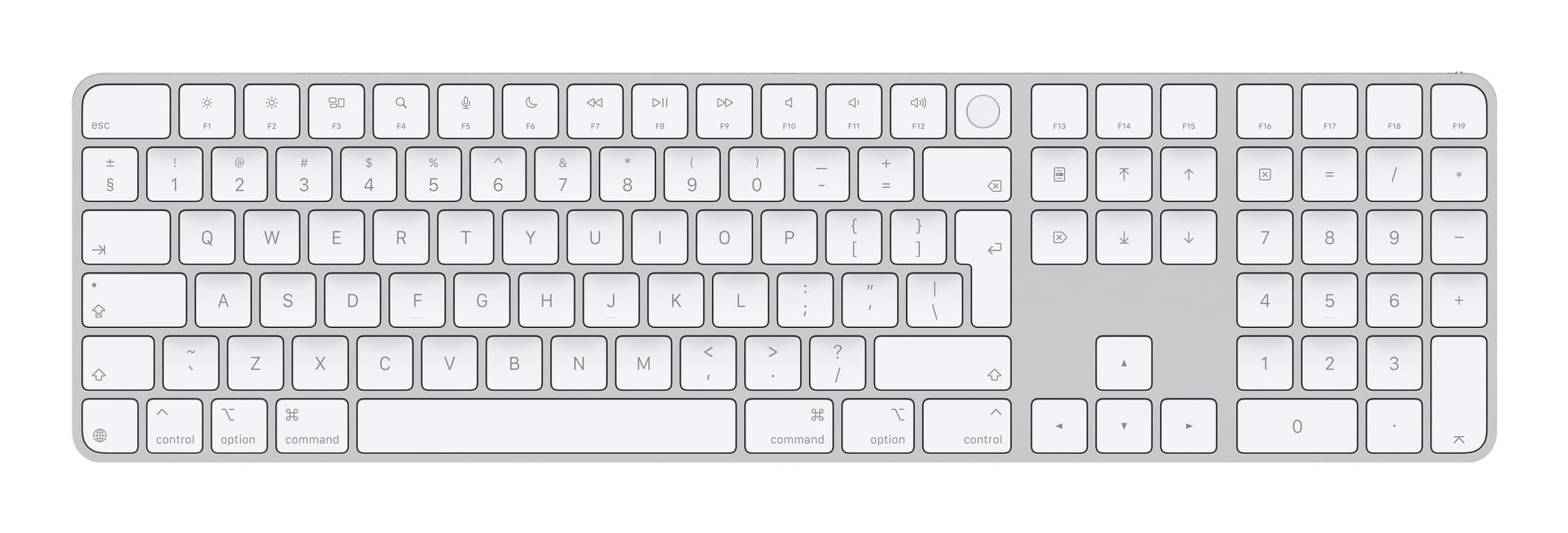 Apple Magic Keyboard with Touch ID and Numeric | mxk73z/a |