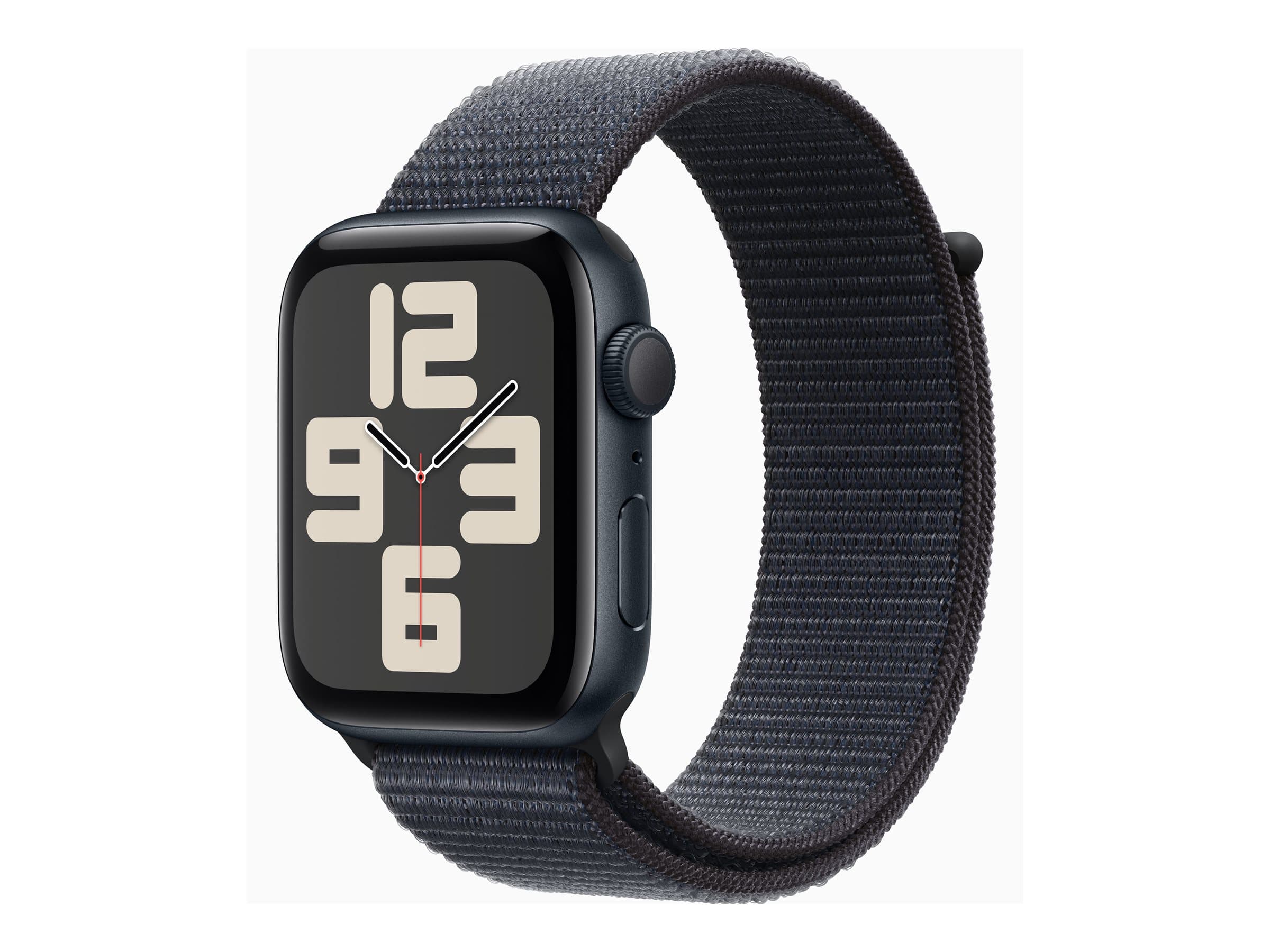 Apple Watch SE (2022) (GPS) 44mm Mitternacht mit Sport Loop Tinte | mxep3qf/a |