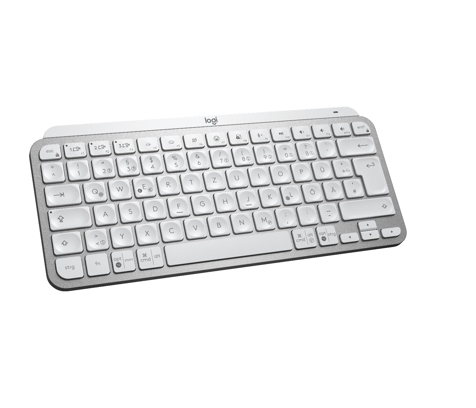 Logitech MX Keys Mini Pale Gray | 920-010480 | weiß/grau - LEDs weiß
