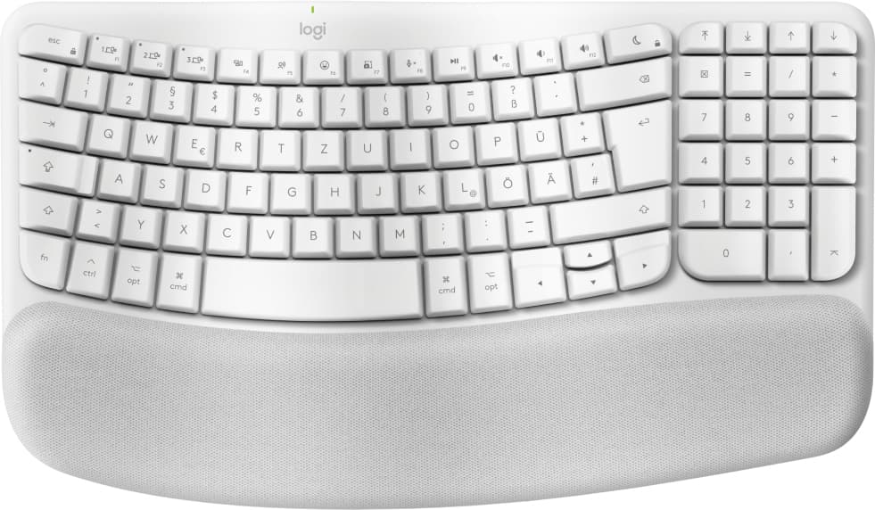 Logitech Wave Keys for Mac | 920-012404 | Grauweiß - Logi Bolt