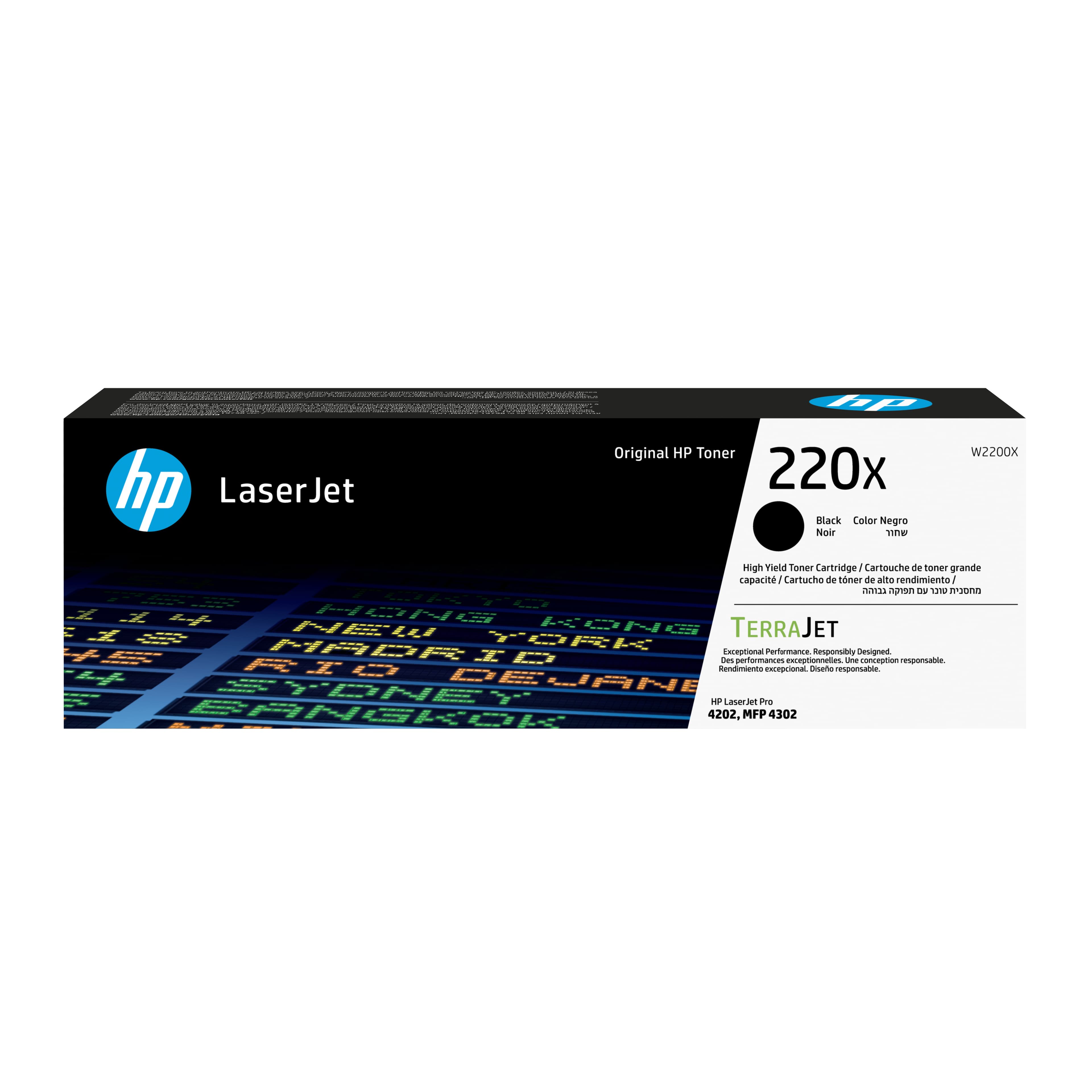 HP 220X LaserJet Toner Schwarz (Hohe Kapazität)