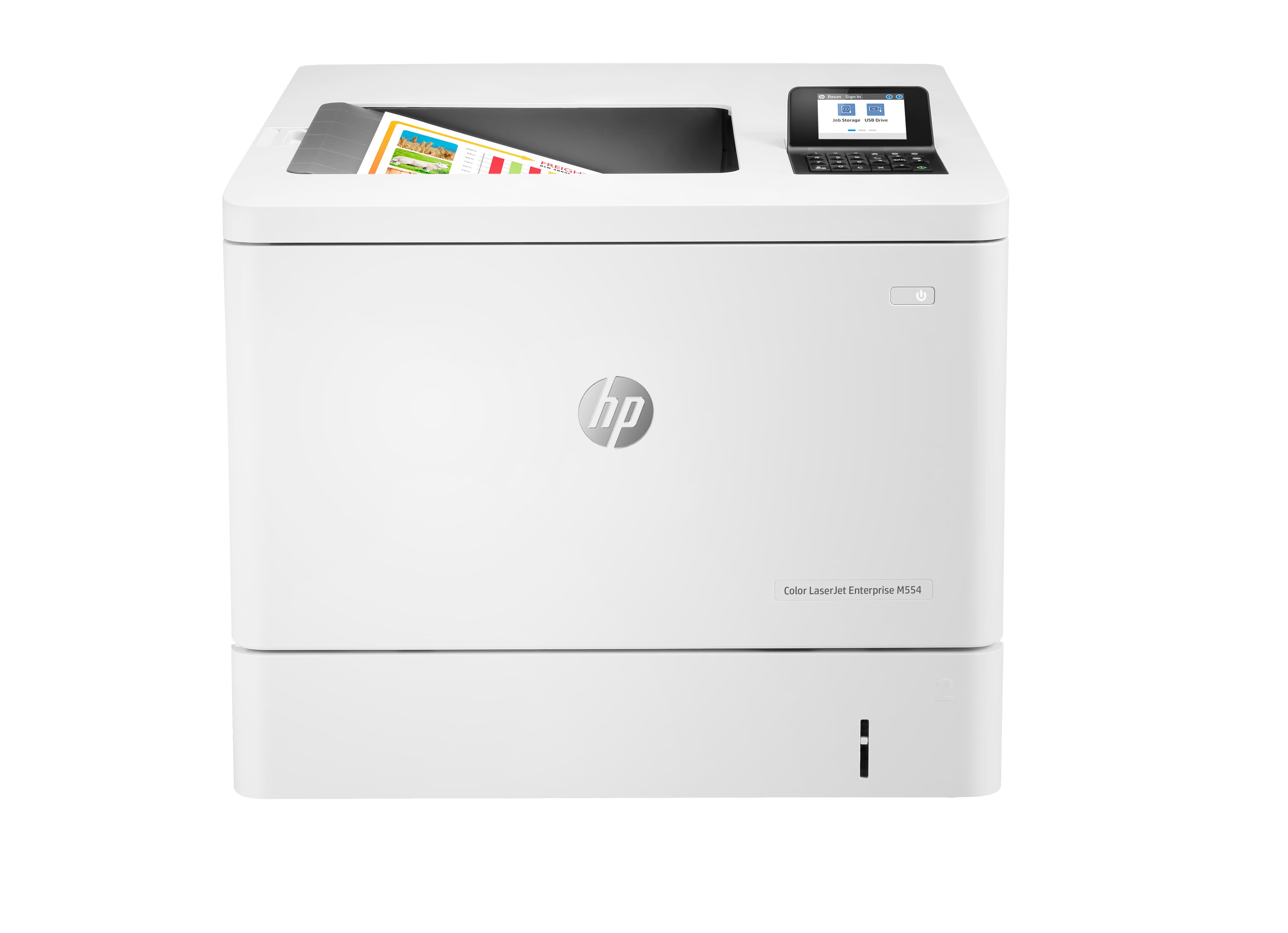Drucker Laser Ethernet HP LaserJet Enterprise M554dn Duplex Farbdisplay