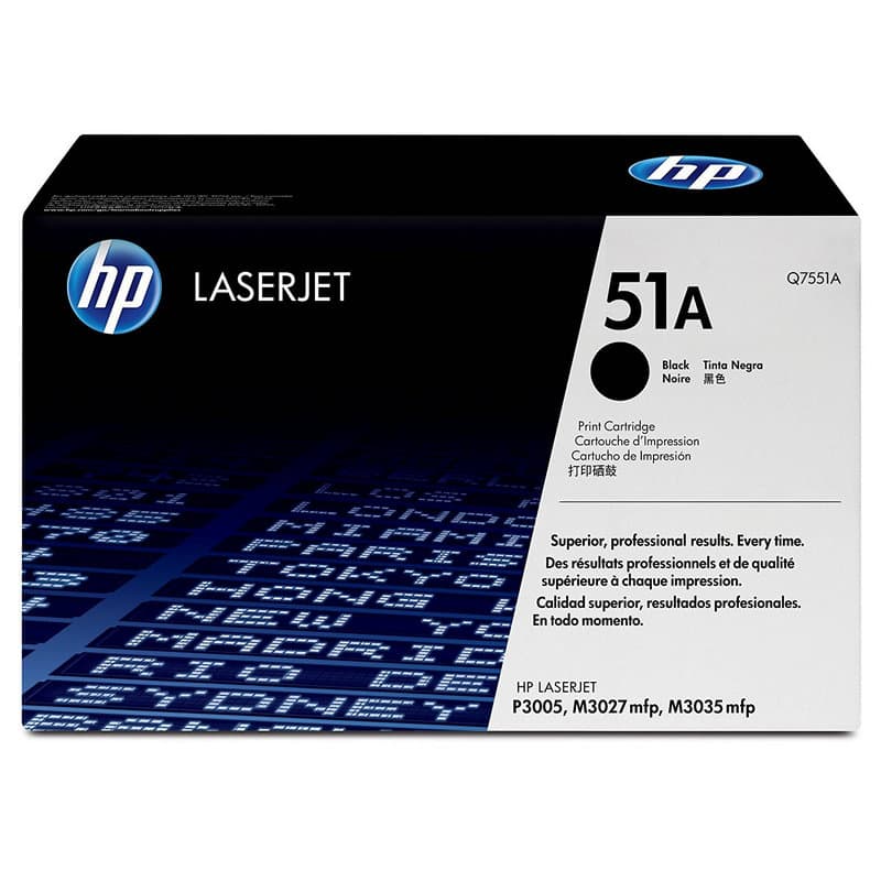 HP LaserJet Q7551A Druckkassette schwarz mit Smart Printing-Technologie Tonerkartusche 1 Stück(e)
