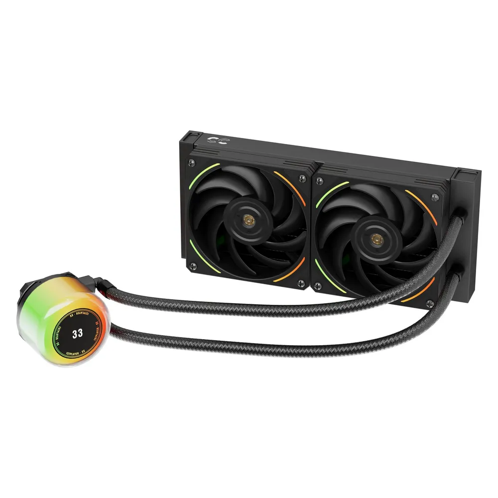 Refrigeración Líquida 1STPLAYER CC-240-BK 240mm 2 Lüfter Schwarz