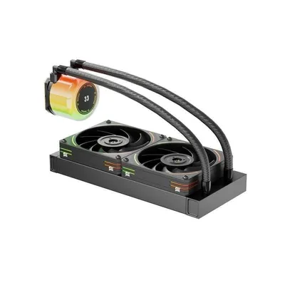 Refrigeración Líquida 1STPLAYER CC-240-BK 240mm 2 Lüfter Schwarz