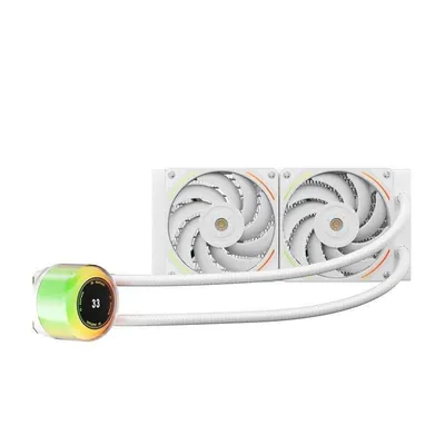 Refrigeración Líquida 1STPLAYER CC-240-WH 240mm 2 Lüfter Weiß RGB