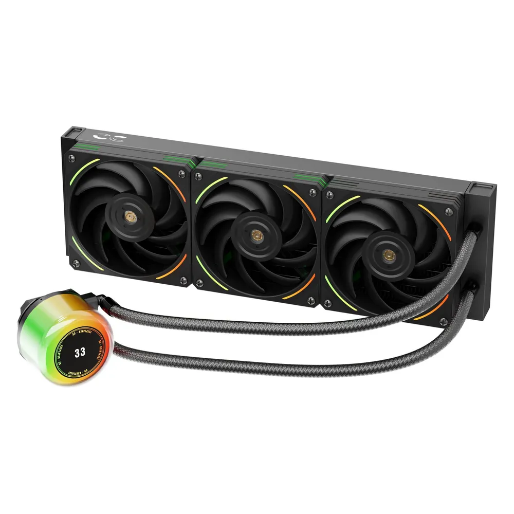 Refrigeración Líquida 1STPLAYER CC-360-BK 360mm 3 Lüfter Schwarz