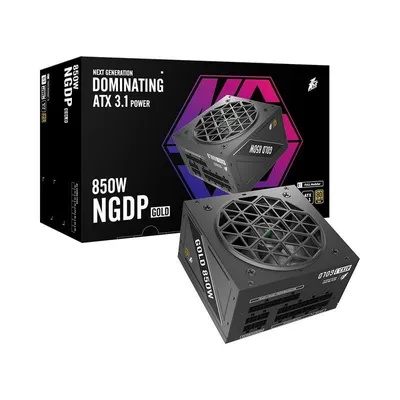 Fuente de Alimentación 1stplayer NGDP-GLD-850-BK-EU 850W 80 PLUS Gold modular semi-passiv