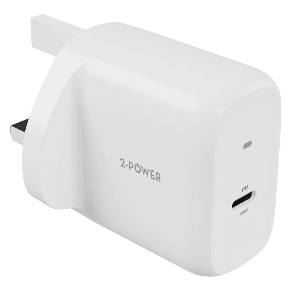 2-Power Wall Charger PD 45W GaN 1 x USB-C (45 W, 1 Port)