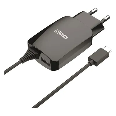 2GO USB-Netz-Ladegerät 110V-240V - schwarz