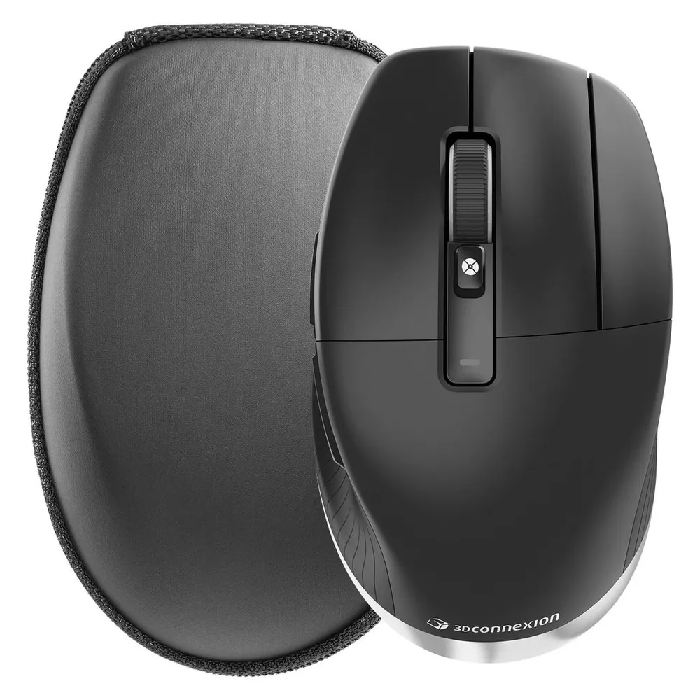 3Dconnexion Cadmouse Pro Kabellose Maus 7200 DPI Schwarz