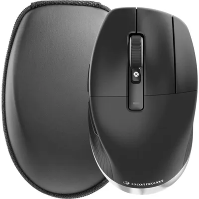 3Dconnexion Cadmouse Pro Kabellose Maus 7200 DPI Schwarz