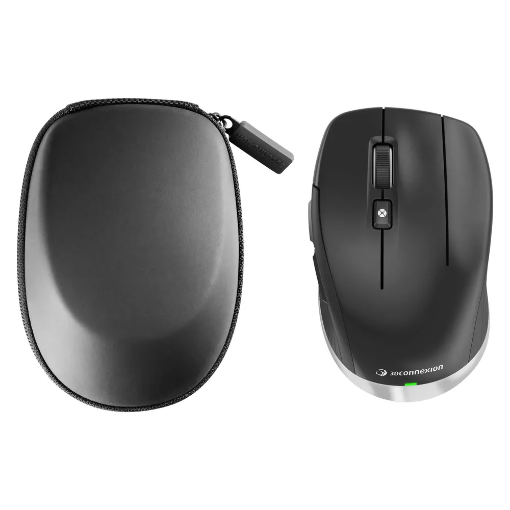 Maus 3Dconnexion CadMouse Compact Wireless USB-C Optisch RF Wireless Bluetooth USB-C Schwarz