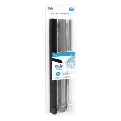 3Doodler FILAMENT 250 PCS ABS 3 COLORS AB-MONO-250 Schwarz Silber Weiss 2 g