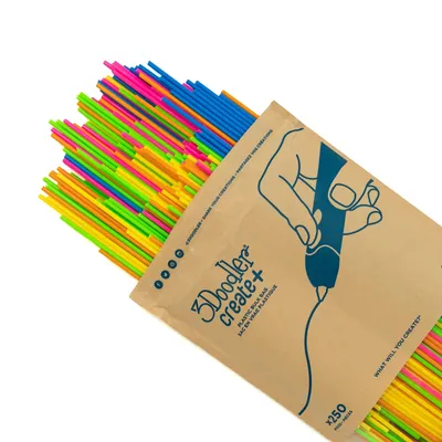 Filament PLA 3Doodler Create+ Pro+ Neons 3 mm 250 Stück Mehrfarbig