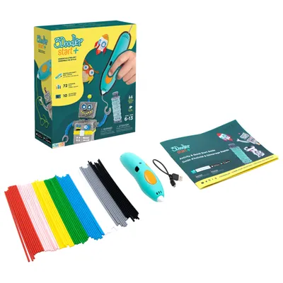3D-Stift 3Doodler Start Plus ECO Türkis/Gelb USB