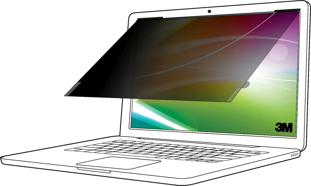 3M Bright Screen Privacy Filter | 7100288073 | Blickschutzfilter für Notebook (horizontal)