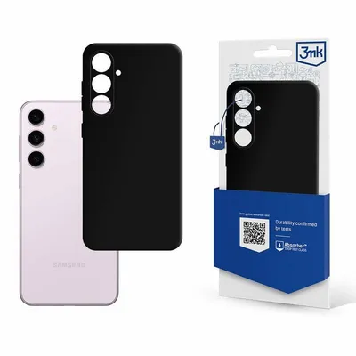 3MK Matt Case TPU Schwarze Robuste Hülle für Galaxy S24