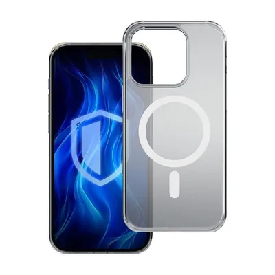 Funda para móvil 3MK Frosty MagCase Cover Polycarbonat Weiß MagSafe für iPhone 16 Pro Max