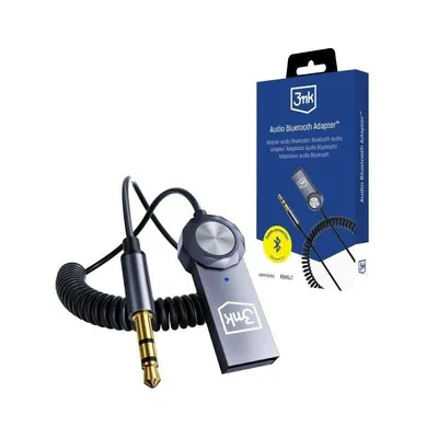 Bluetooth Audio Adapter 3MK mit Mikrofon Bluetooth 5.4 3,5 mm AUX