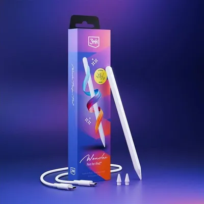 3MK Wonder Pen Digitalstift für iPad Apple Weiß
