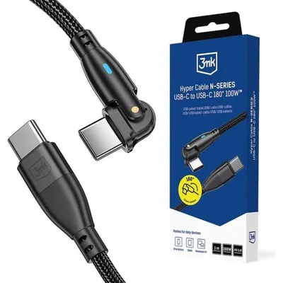 USB-C-Kabel 3MK 100W 5A USB 2.0 Power Delivery 1 m