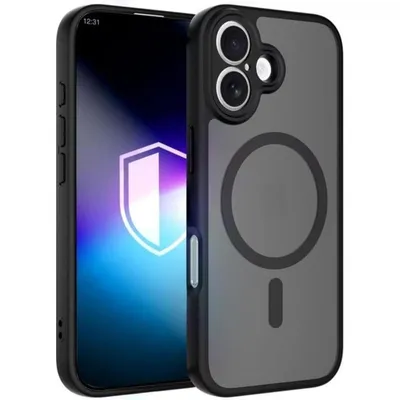 Funda para móvil 3MK Misty MagCase Backcover PC TPU Schwarz MagSafe für Apple iPhone 16