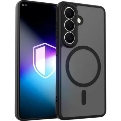 Funda para móvil 3MK Misty MagCase Backcover PC TPU Schwarz mit Schutz für Samsung Galaxy S26+