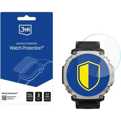 Flexibles Glas für Amazfit T-Rex Ultra 2 3MK Transparent Kratzfest
