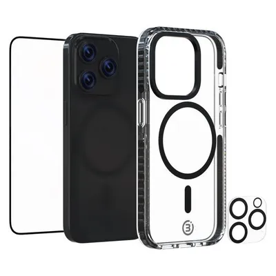 3Sixt Impact Zero Handyhülle 3in1-Set (Apple iPhone 15 Pro Max)