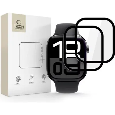 Displayschutz Glass Flex+ 4Kom Apple Watch 46 mm Schwarz