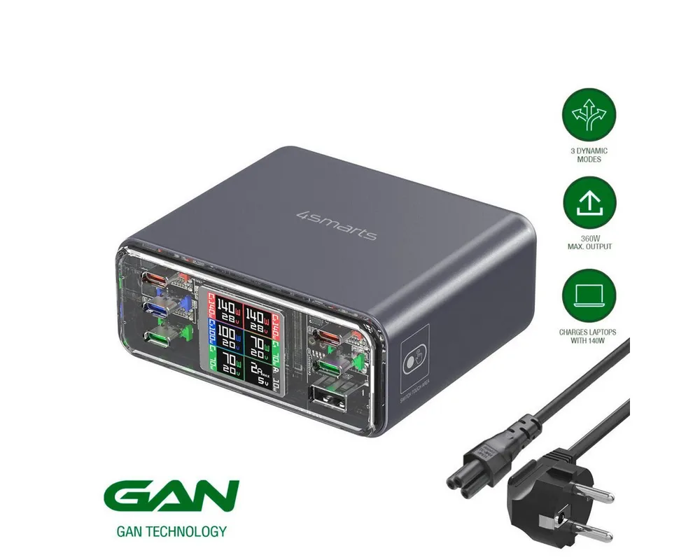 4smarts 4smarts Desk Charger Lucid GaN DIY 360W