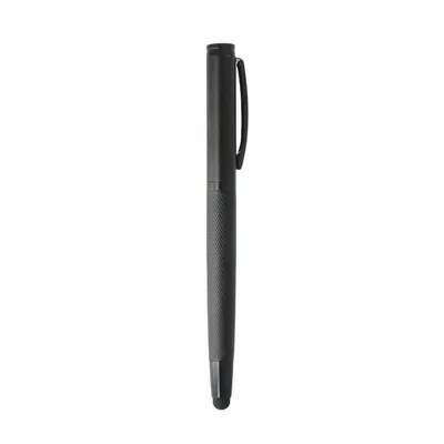 Touchpen 2in1 4smarts Ergo Rib mit Kugelschreiber Schwarz