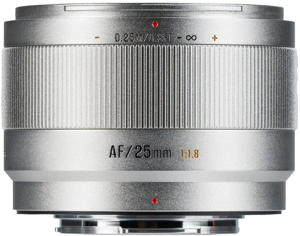 7Artisans AF 25mm f/1,8 LITE Fuji X silber