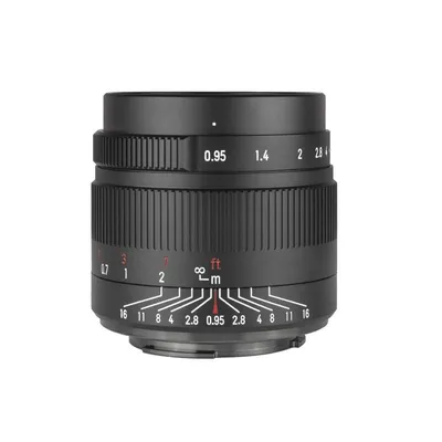 Objektiv 7Artisans 35mm F0.95 Fujifilm FX Mount Manuell Metall Schwarz