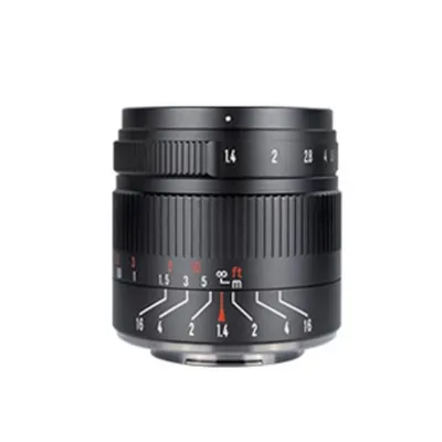 Objektiv 7Artisans 55 mm F1.4 MKII Fujifilm X Manuell Fokus Schwarz