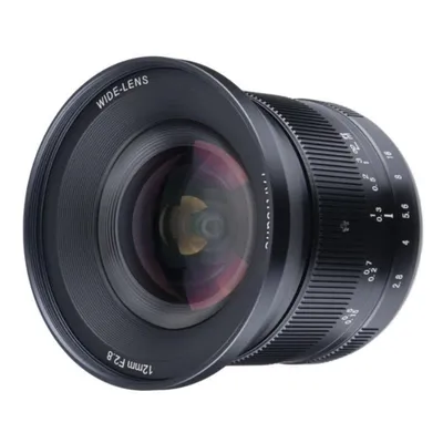 Objektiv 7Artisans A601B-II 12 mm F2.8 MKII Ultraweitwinkel Sony E Metallgehäuse
