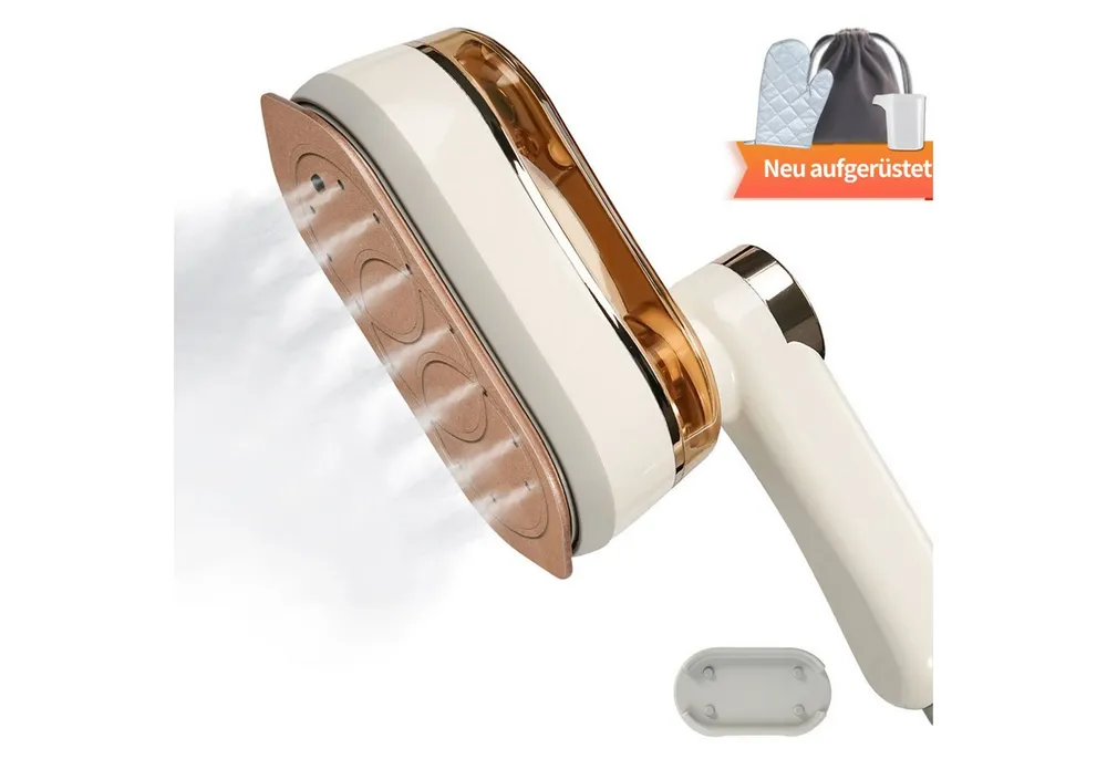 7MAGIC Dampfbügeleisen 2-IN-1 Dampfglätter,Handheld Steamer tragbares, 1200,00 W, Hand Dampfbürste 180ml Tank,