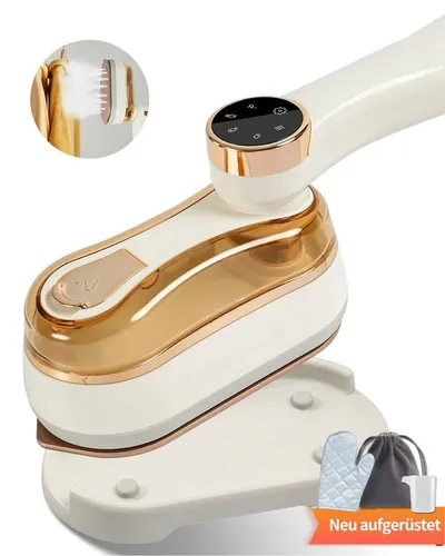 7MAGIC Dampfbügeleisen Dampfbürste Tragbarer, Dampfglätter für Zuhause, Reisen, 1200,00 W, Inkl. Samtbeutel,180ml Tank,