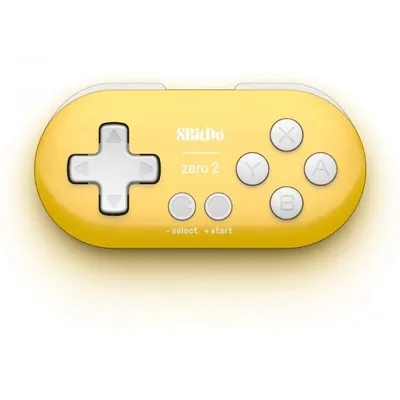 8BitDo Zero 2 Gamepad für Switch/PC/macOS/Android Yellow Edition