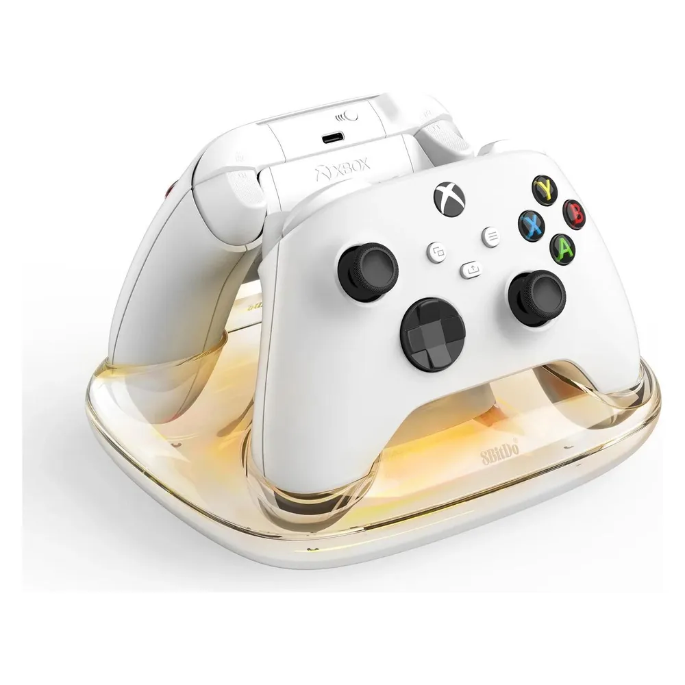 Ladestation 8BitDo Charge Dock Xbox White EU Doppel NiMH Akku