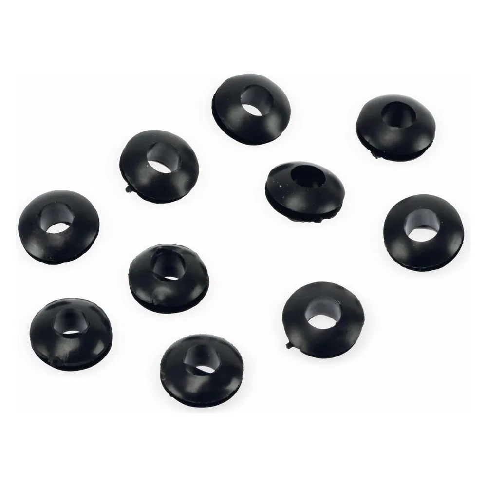 Durchführungstülle, Gummi, 5/11 mm, schwarz, 10 St.