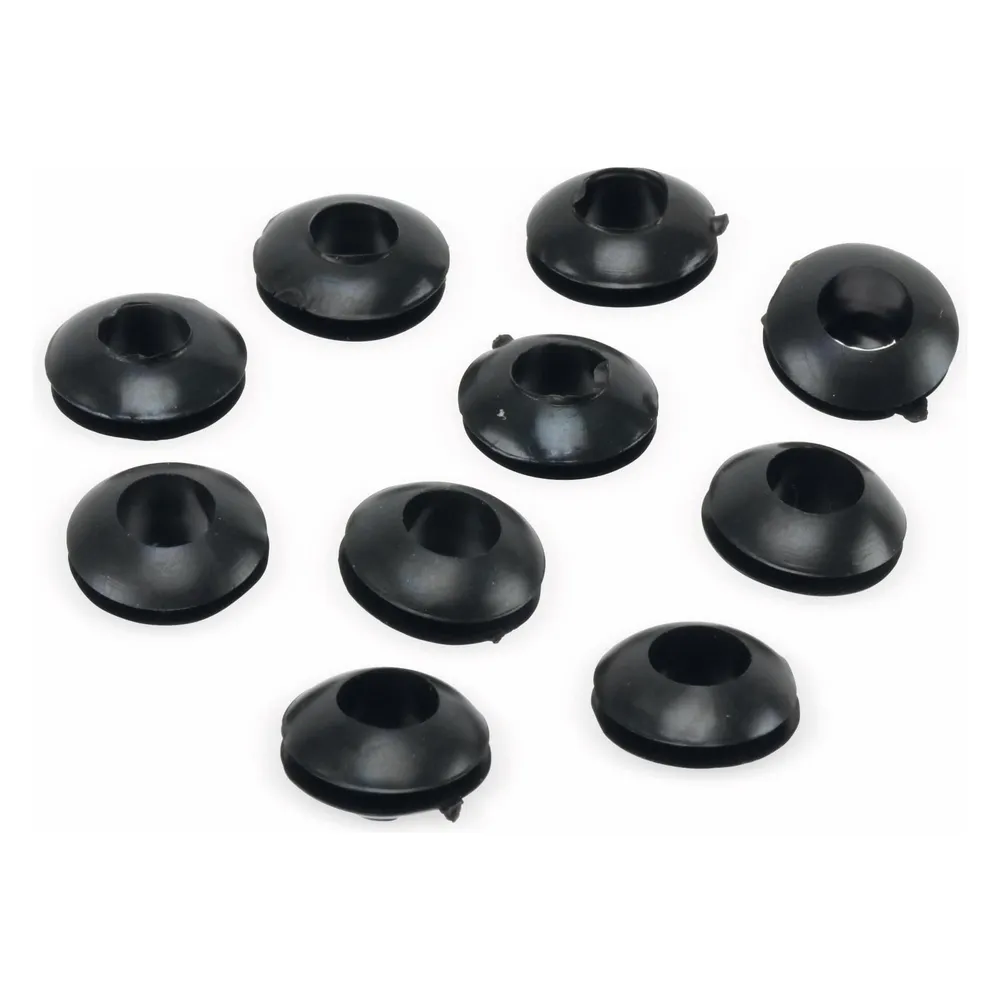 Durchführungstülle, Gummi, 6/12 mm, schwarz, 10 St.