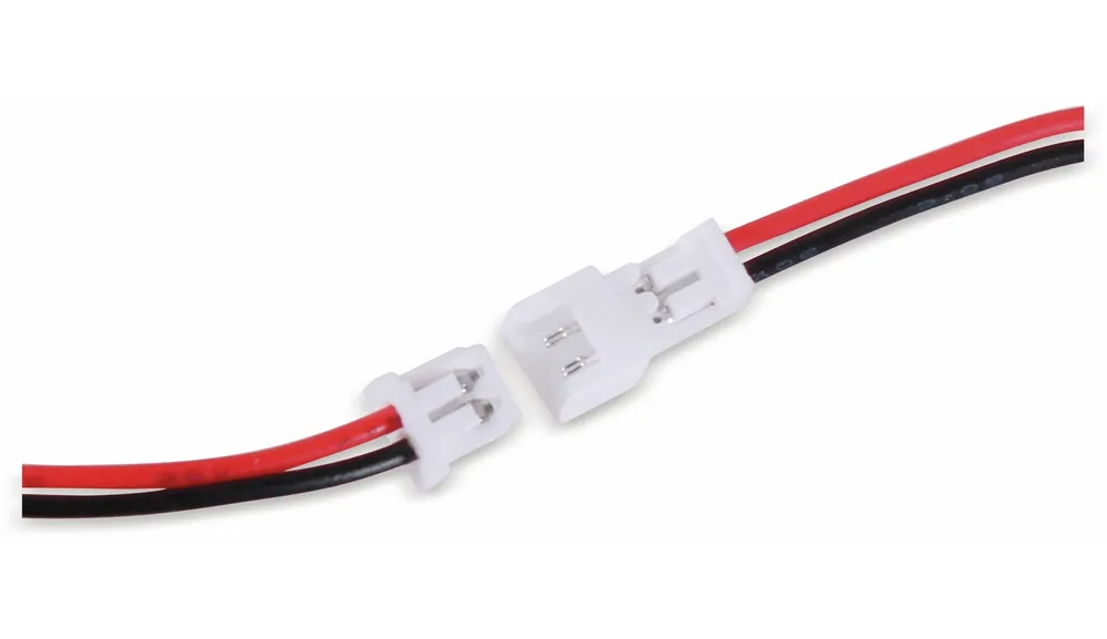 Steckverbinder-Set, 2-polig GH 1,25-2Pin, mit je 10 cm Kabel