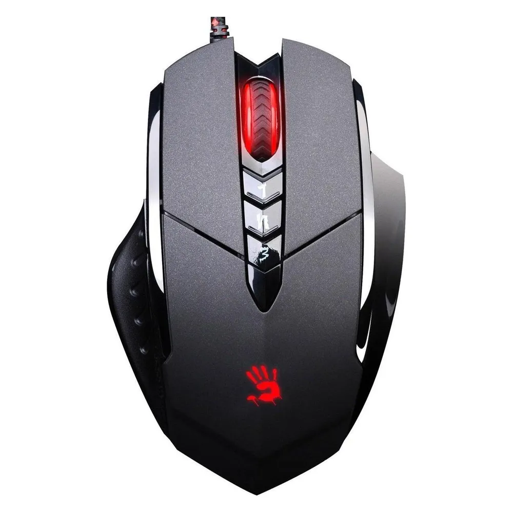 Maus A4Tech Bloody V7m USB 3200 DPI Schwarz 8 Tasten V-Track