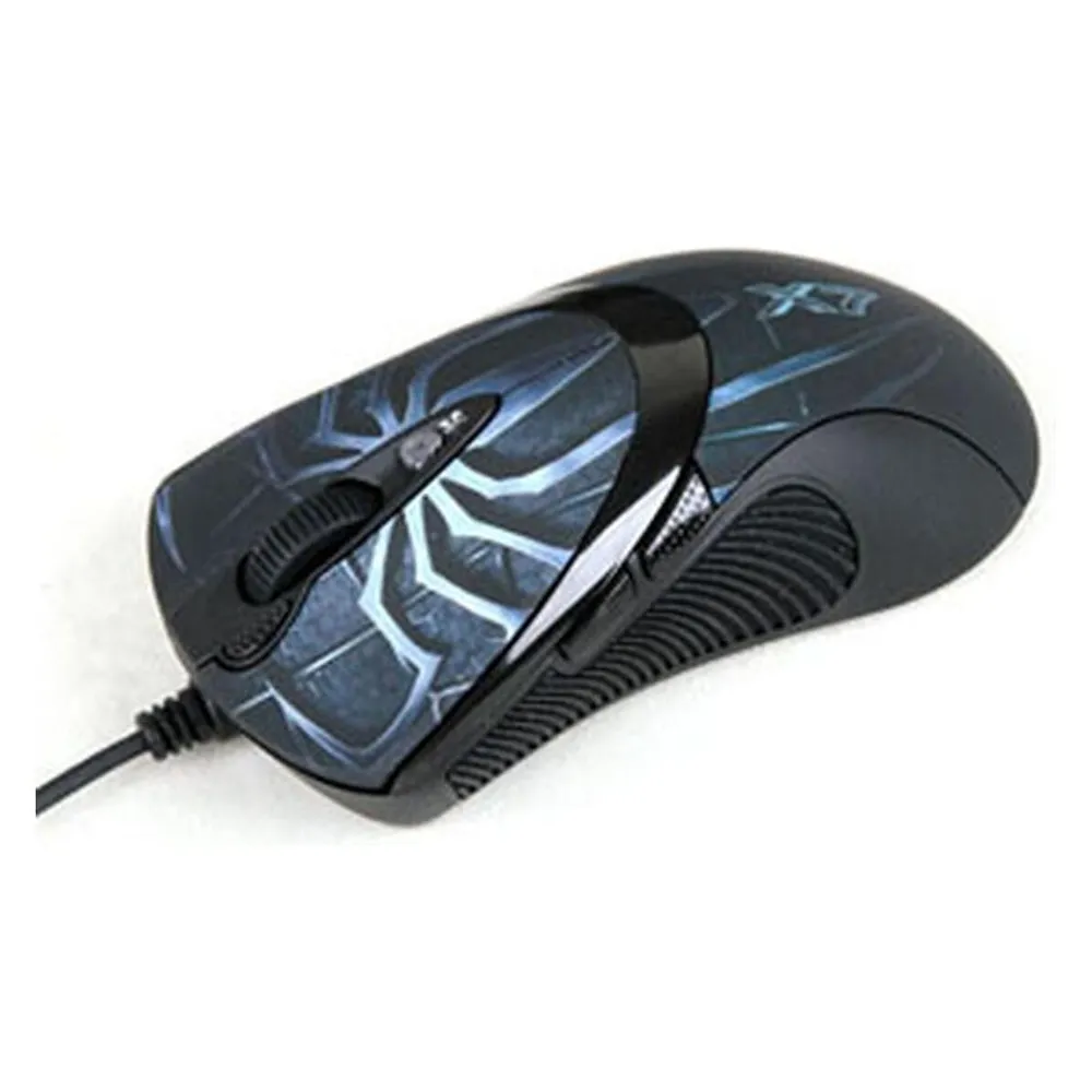 Maus A4Tech XL-747H USB Laser 3600 DPI Schwarz 7 Tasten Anti-Vibrate