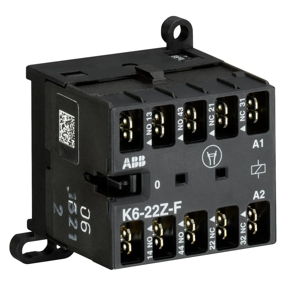 ABB K6-22Z-F-01 Kleinhilfsschütz 24V 40-450Hz GJH1211003R0221