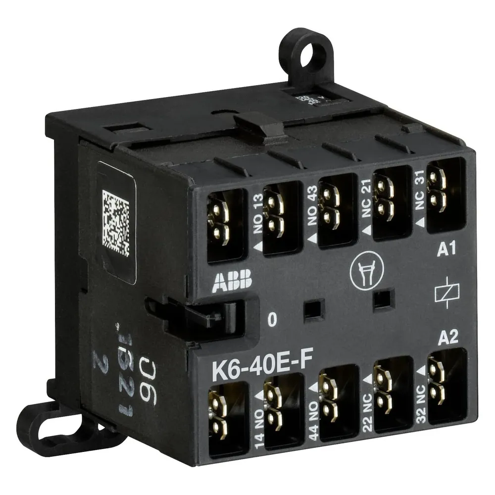 ABB K6-40E-F-01 Kleinhilfsschütz 24V 40-450Hz GJH1211003R0401
